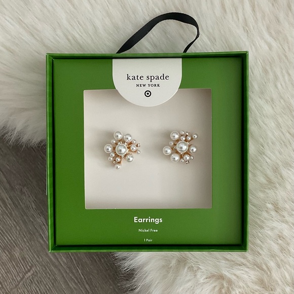 kate spade Jewelry - ♠️🤍 kate spade new york x Target Pearl Cluster Stud Earrings